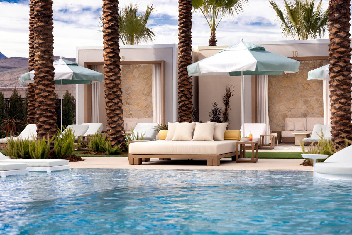 A look at Bel-Air pool at Durango Casino & Resort, site of the “Bel-Aire Backyard Poolside C ...