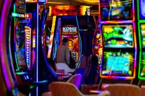 Guests play slots at Resorts World on Wednesday, Jan. 29, 2025, in Las Vegas. (L.E. Baskow/Las ...