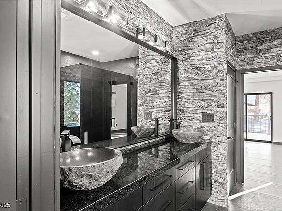 Located in Moapa at 4255 West State Highway 168, this equestrian facility includes two homes, a ...