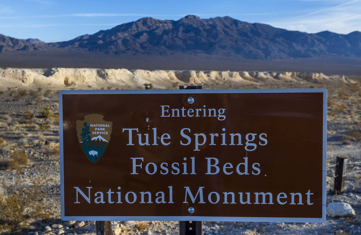 Tule Springs Fossil Beds National Monument, seen Tuesday, Dec. 24, 2024, in Las Vegas. (L.E. Ba ...