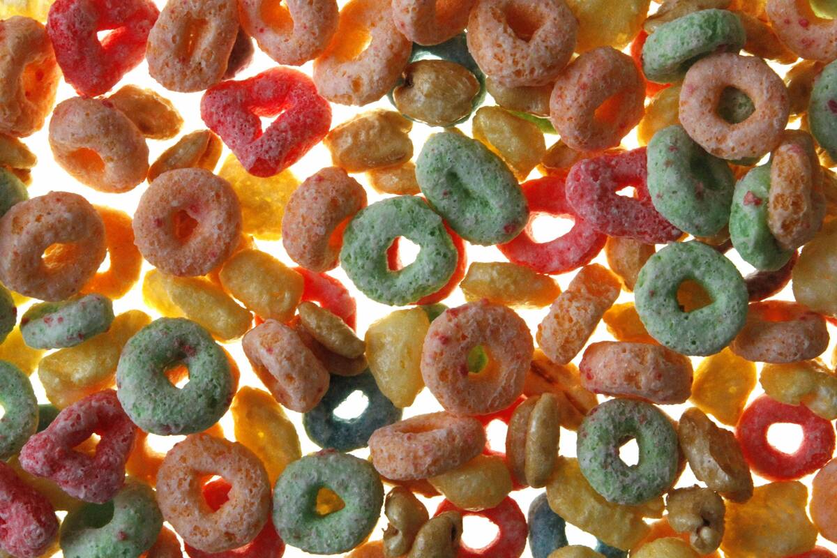 An assortment of Kellogg's Froot Loops, Corn Pops, Apple Jacks, and Honey Smacks in Mt. Lebanon ...