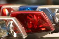 Police vehicle lights. (Getty Images)