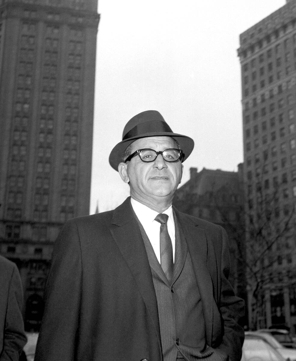 Sam Giancana, a reputed leader in the Chicago crime syndicate and recently linked to alleged C. ...
