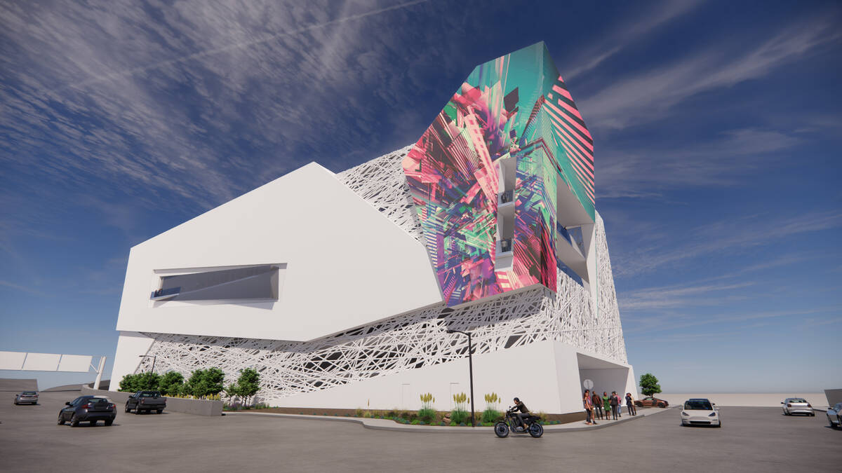 A rendering of Space 2.0, a proposed five-story, 80,000-square-foot community center, on the co ...