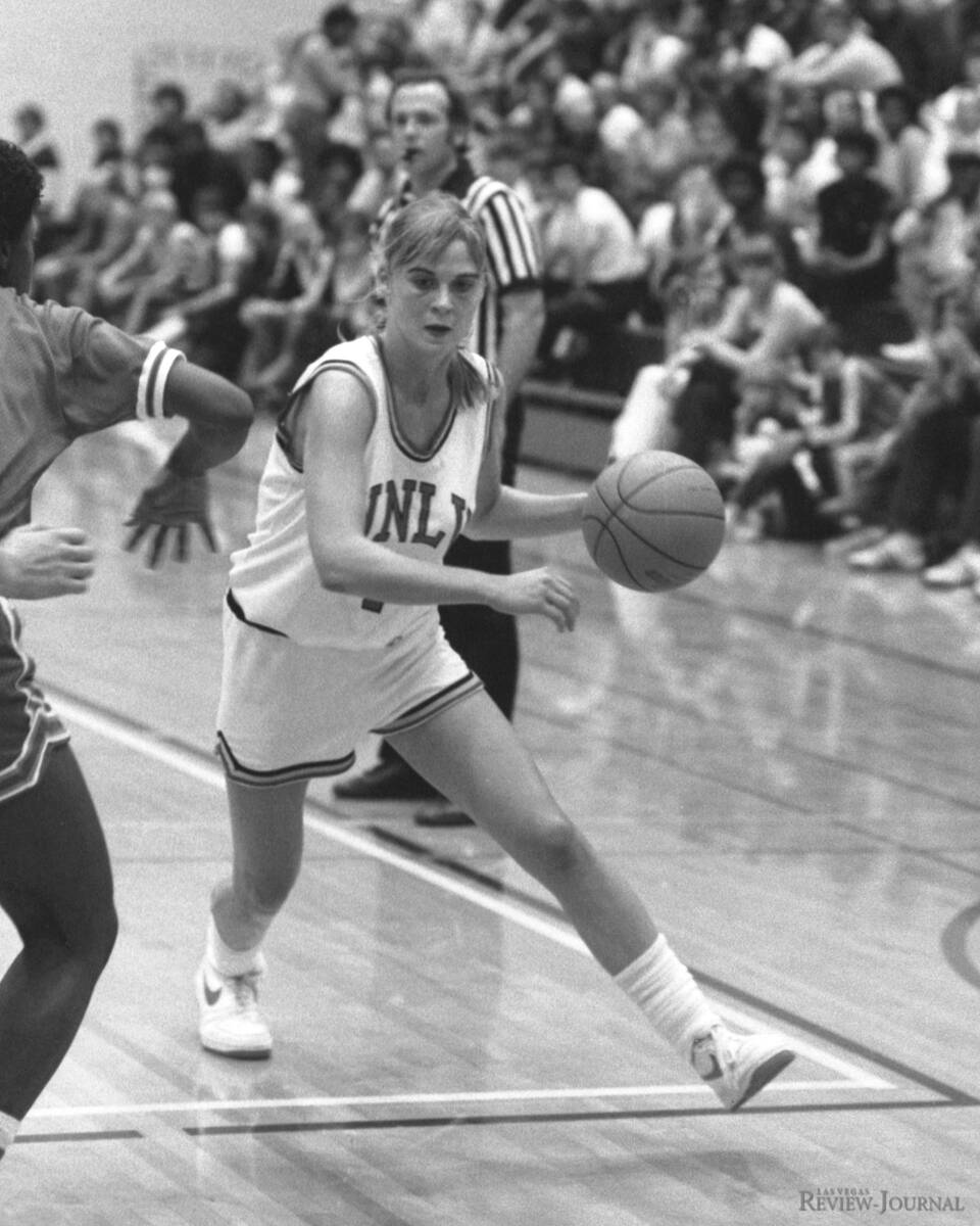 Misty Thomas is pictured during a December 1984 game versus Texas A&M. (Las Vegas Review-Journa ...
