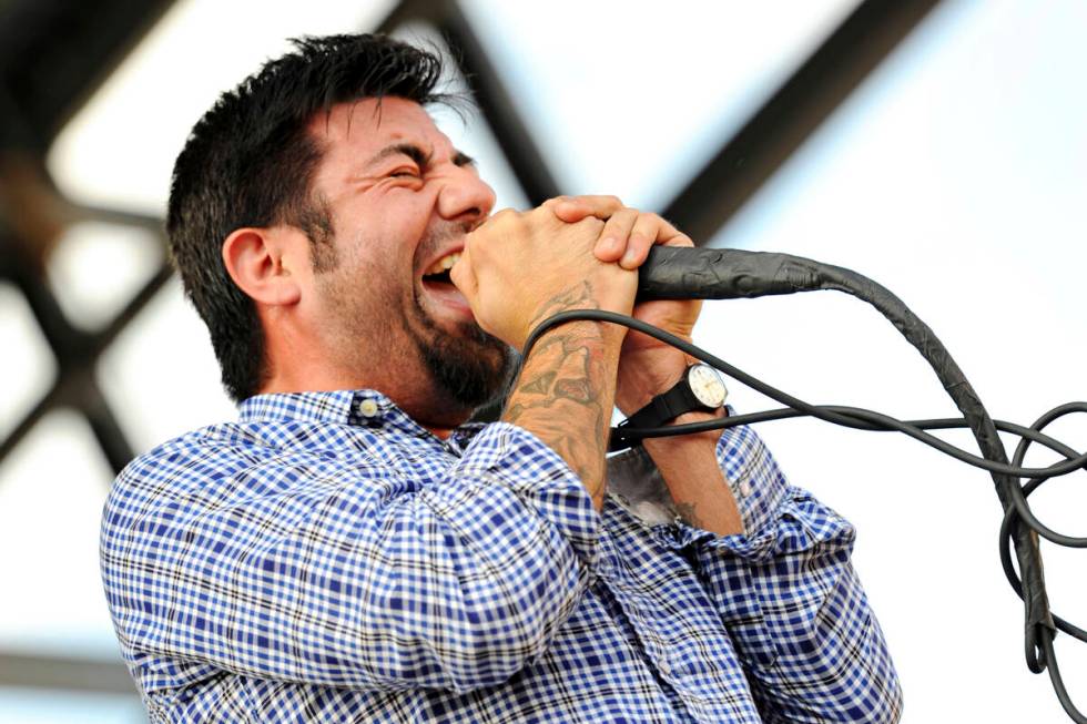 Chino Moreno with the Deftones performs at Rock on the Range on May 22, 2010, in Columbus, Ohio ...