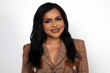 Mindy Kaling poses for a portrait to promote "Running Point" on Wednesday, Feb. 12, 2 ...