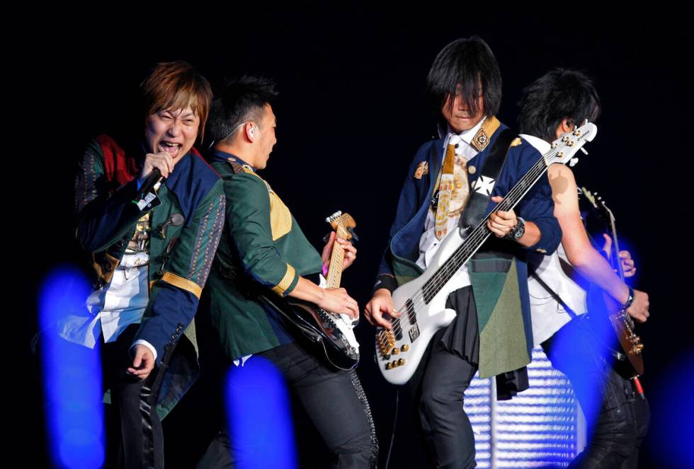 Taiwanese rock band Mayday performs at a concert in Kuala Lumpur, Malaysia, Saturday, March 2, ...