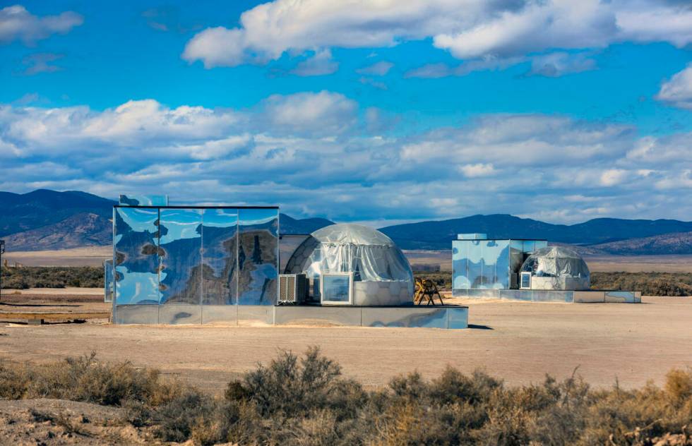 Zen Domes are available to reserve with a bedroom under the stars at Outpost X on Tuesday, Feb. ...