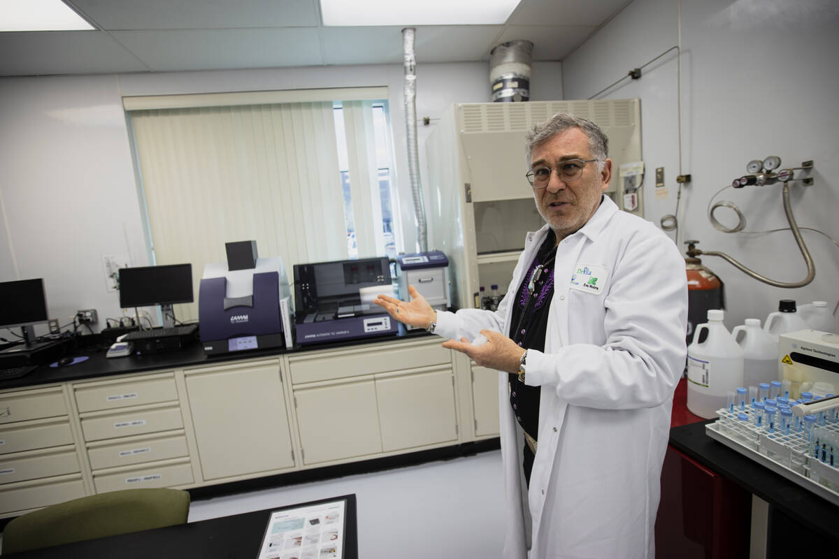 Wayne Gorsek, founder, chairman and CEO of DrVita, talks about material testing procedures done ...