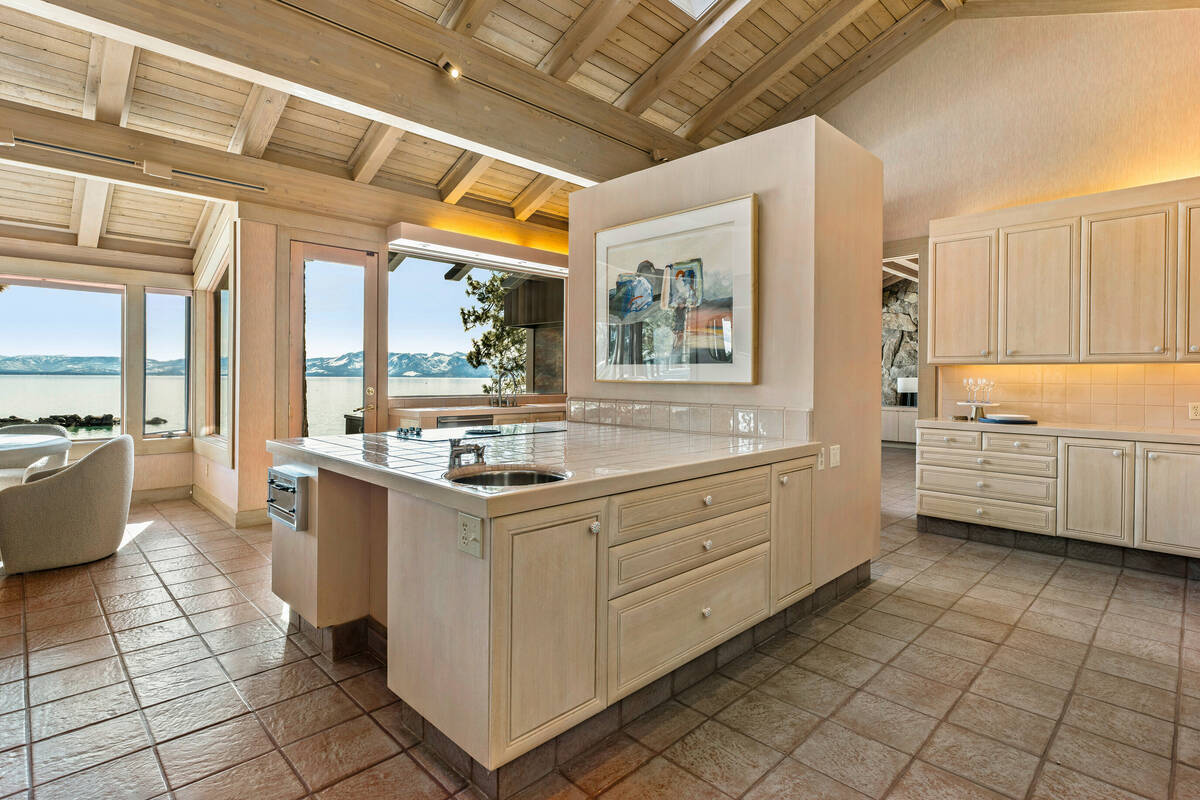 The kitchen inside the Lake Tahoe property. (Engel & Volkers)