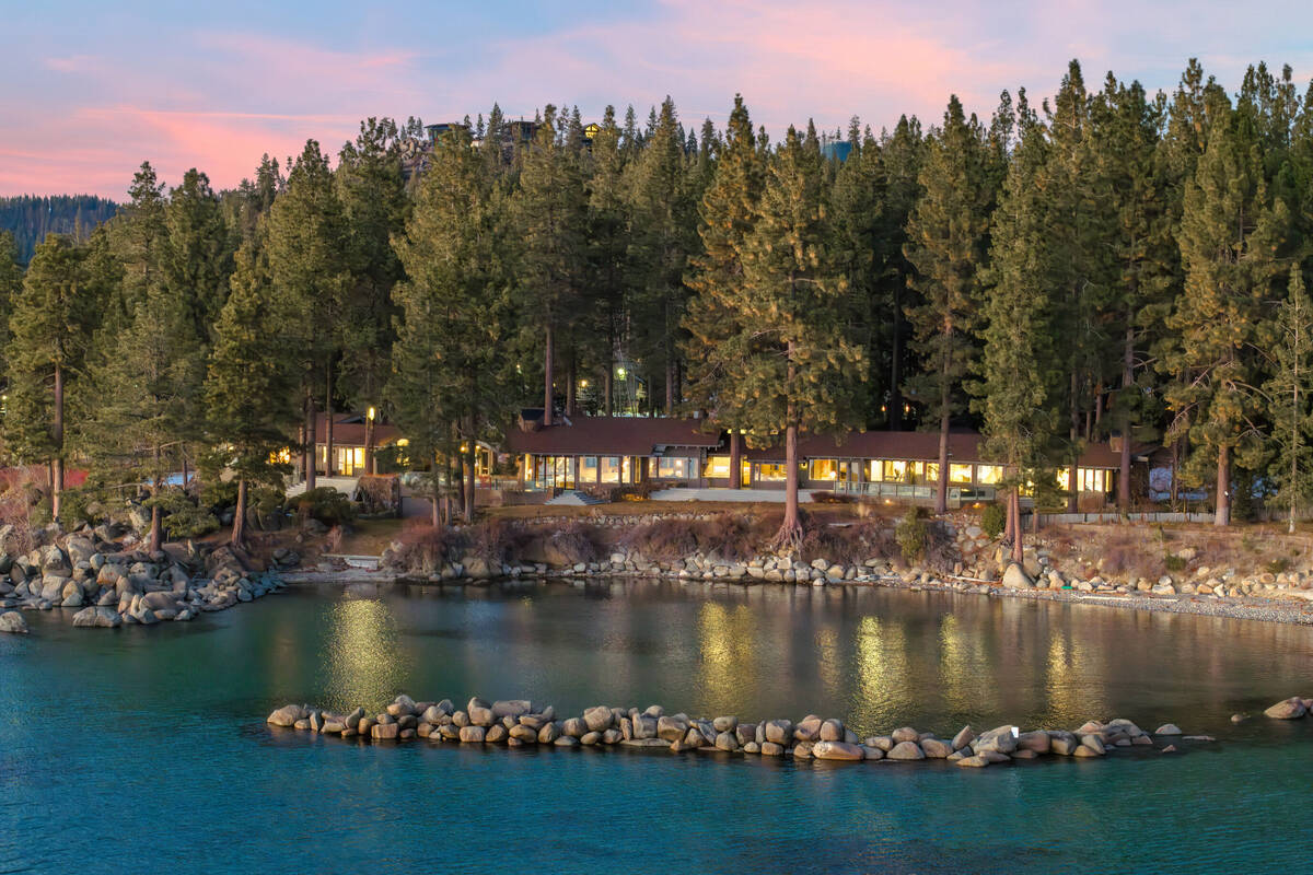 The Lake Tahoe property is on the market for $65 million. (Engel & Volkers)
