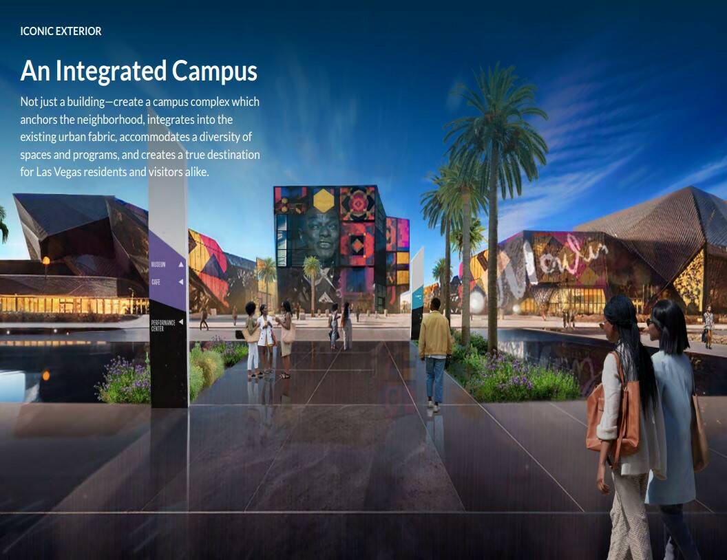 Plans for the city of Las Vegas' African American Museum and Cultural Center from Dec. 6, 2023 ...