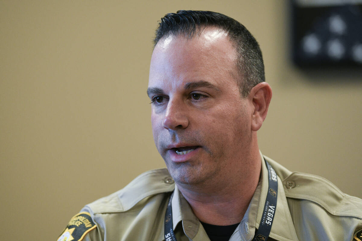 Metropolitan Police Department missing persons Sgt. William Gethoefer speaks during an intervie ...