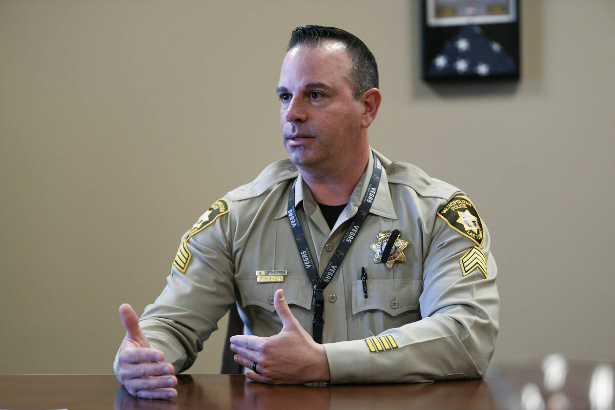 Metropolitan Police Department missing persons Sgt. William Gethoefer speaks during an intervie ...