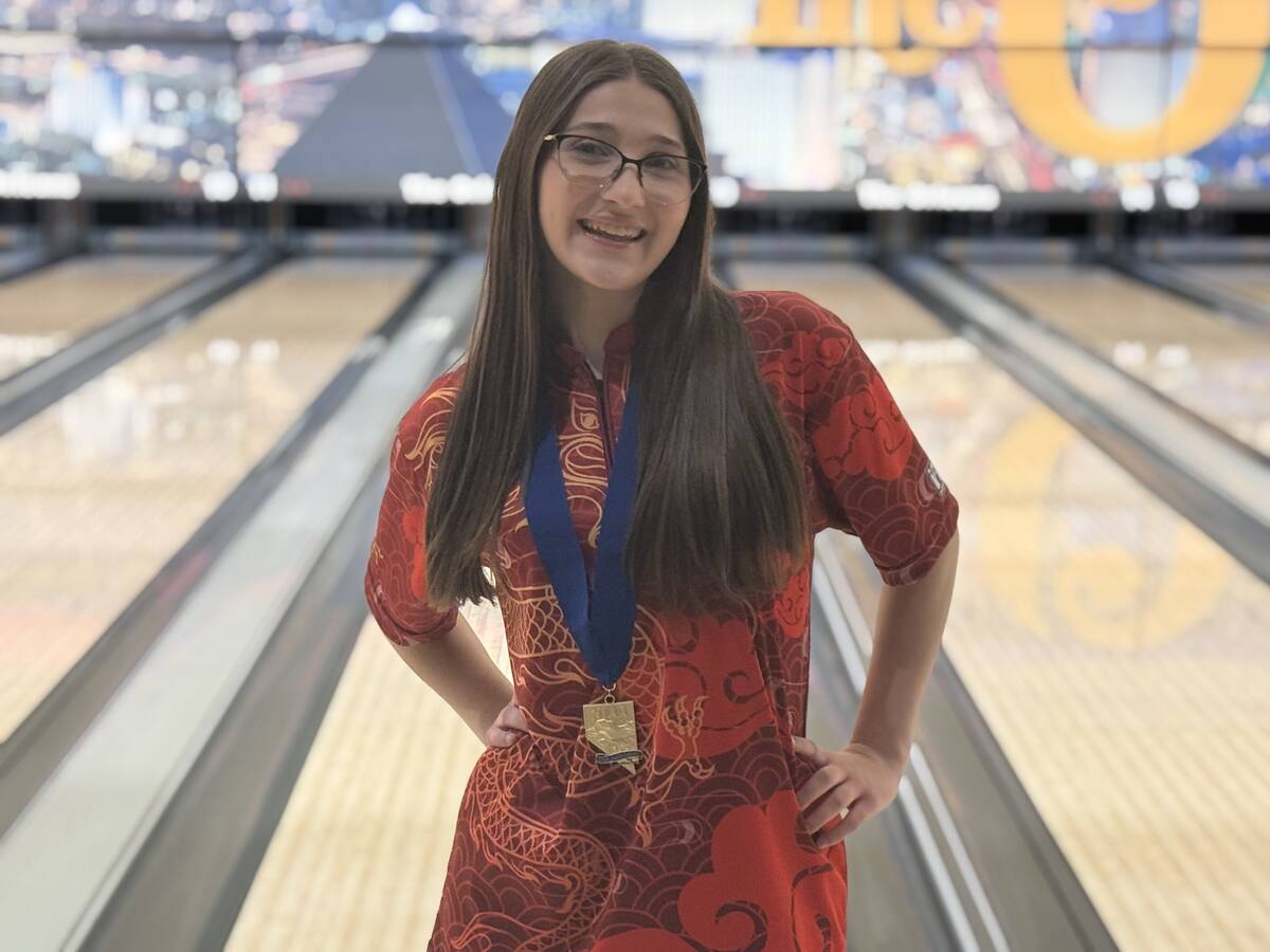 Del Sol's Hannah Baum is a member of the Nevada Preps All-Southern Nevada girls bowling team.