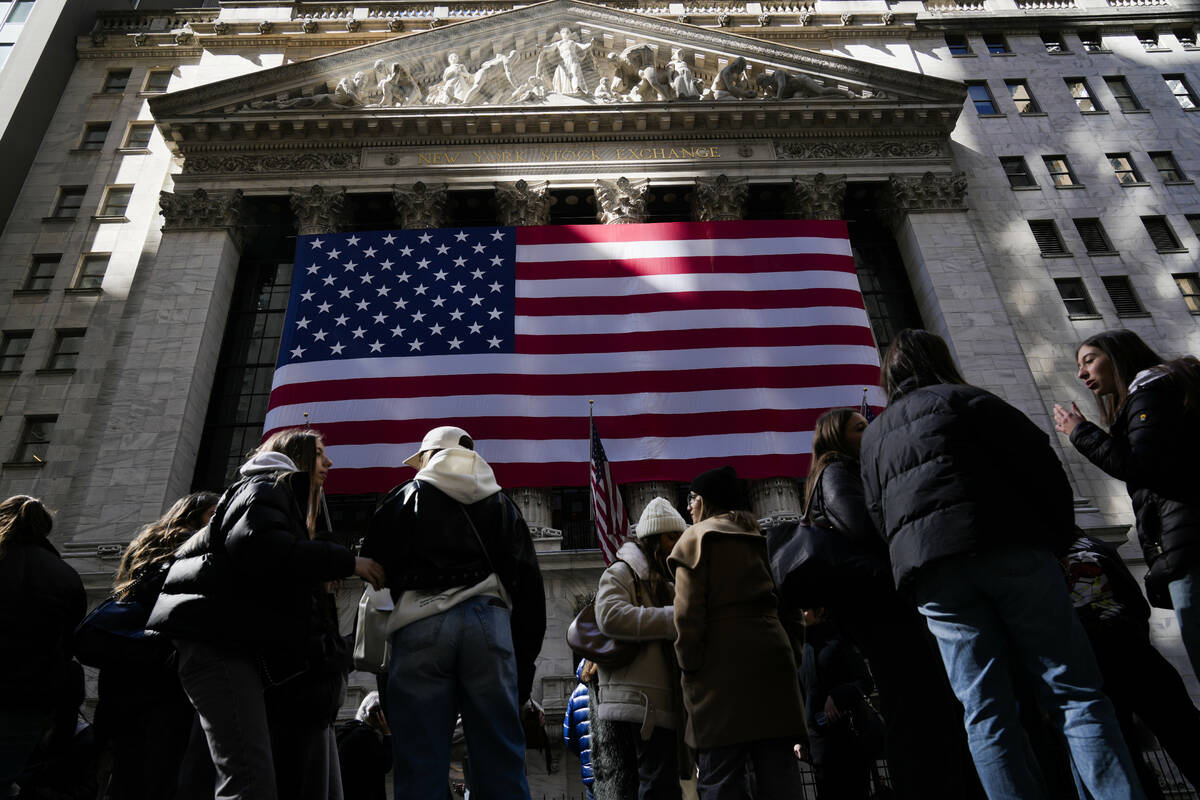 The New York Stock Exchange is seen in New York, Wednesday, Feb. 26, 2025. (AP Photo/Seth Wenig)