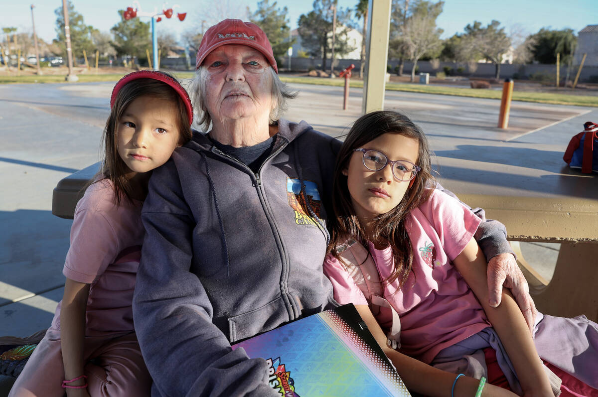 Barbara Leach, whose son was killed by a suspected impaired driver, poses with her granddaughte ...