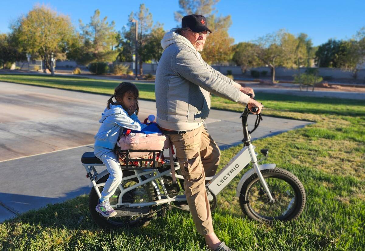 James McCoy rides his E-bike, which, his mother, Barbara Leach said was his primary means of tr ...