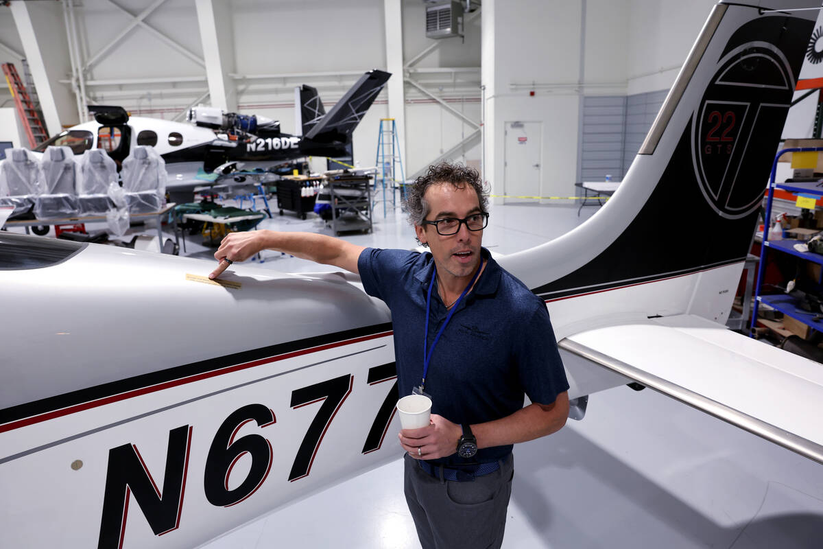 Founder and President of All In Aviation Paul Sallach gives a tour of his Henderson facility We ...