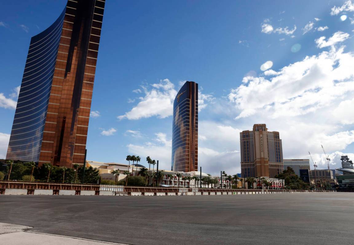 A vacant land at the southwest corner of Las Vegas Boulevard and Genting Boulevard is seen, on ...
