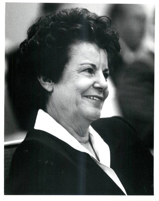 Margaret Elardi in 1989. (Las Vegas Review-Journal/File)