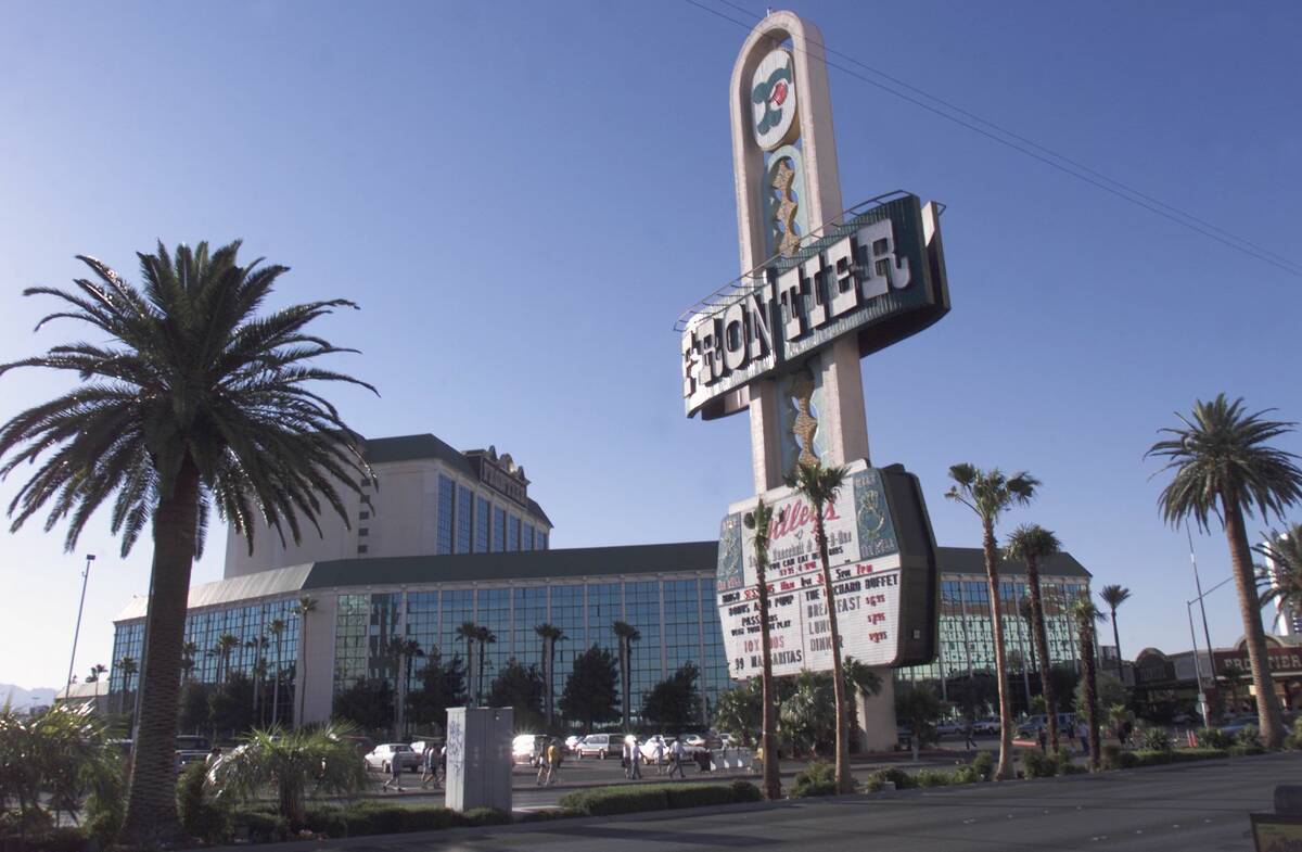 The New Frontier Hotel & Casino Saturday, May 13, 2000. (K.M. Cannon/Las Vegas Review-Journal?