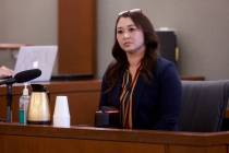 Roberta Lee-Kennett, a former employee of Robert Telles', testifies during his murder trial at ...