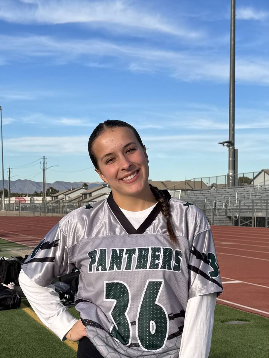 Palo Verde's Madeline West is a member of the Nevada Preps All-Southern Nevada flag football team.