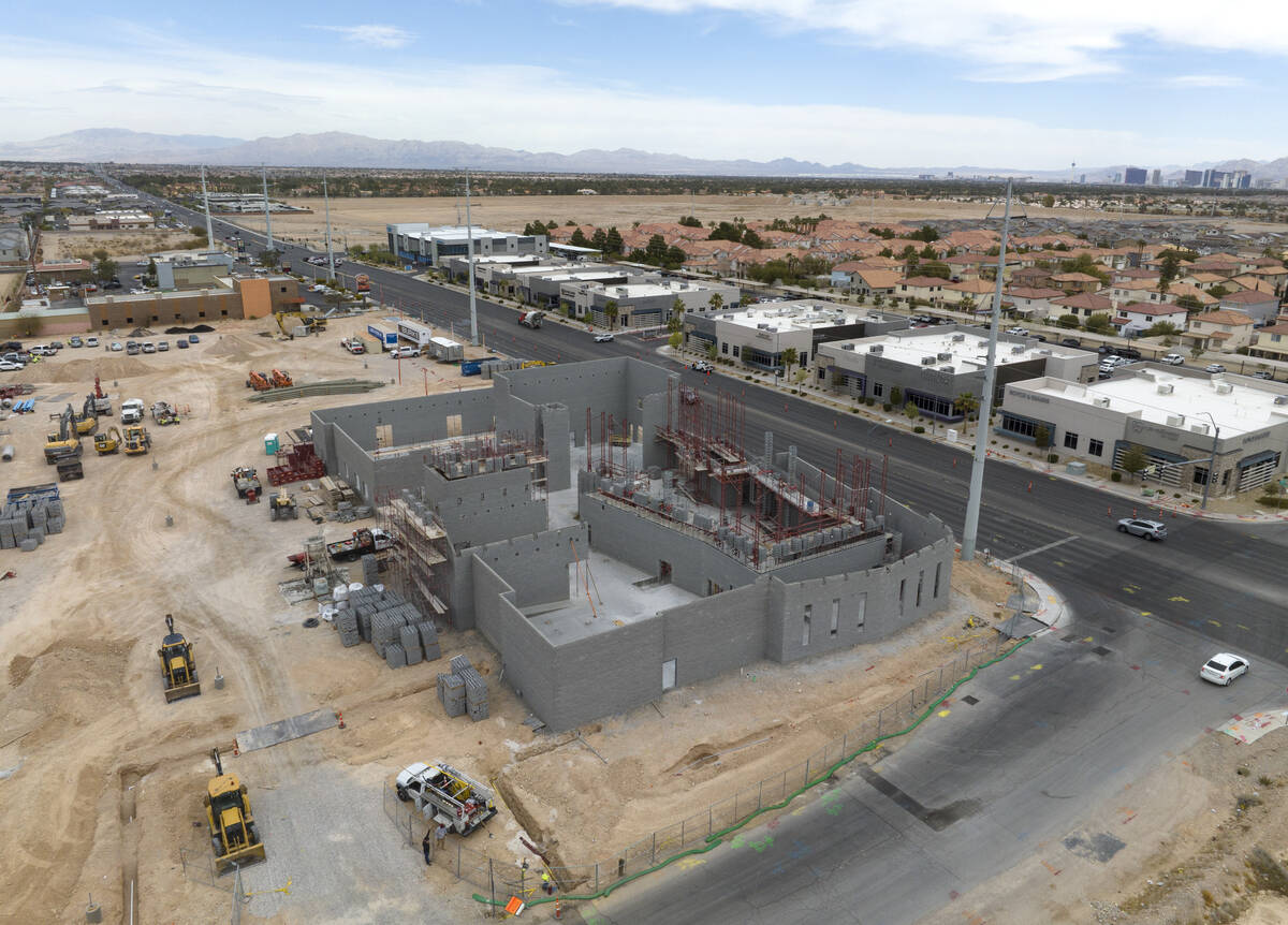 Construction is underway on the new Grace Presbyterian Church at its new location at Northwest ...