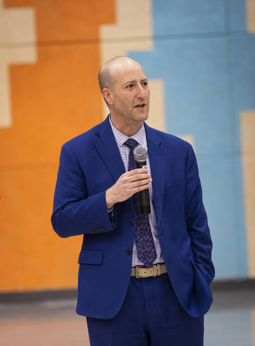 Ben Shuldiner, superintendent of Lansing School District, and a candidate for superintendent of ...