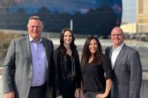 The founding team at the Lee & Associates Las Vegas firm: (left to right) Geoffrey West, Daniel ...