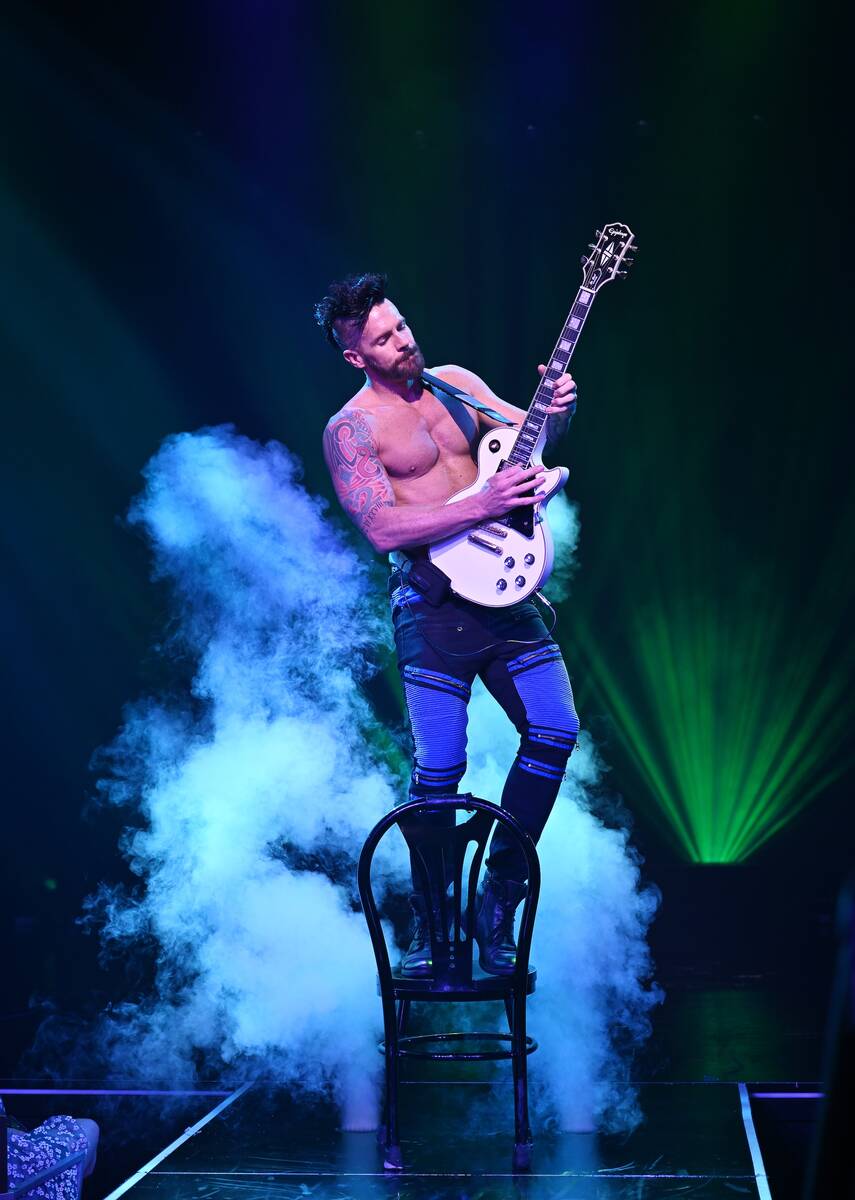 Chippendales perform during the grand opening at The Linq on February 13, 2025, in Las Vegas. ( ...