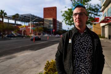 Erin Rook, a graduate student researching transgender health care, stands for a portrait on the ...