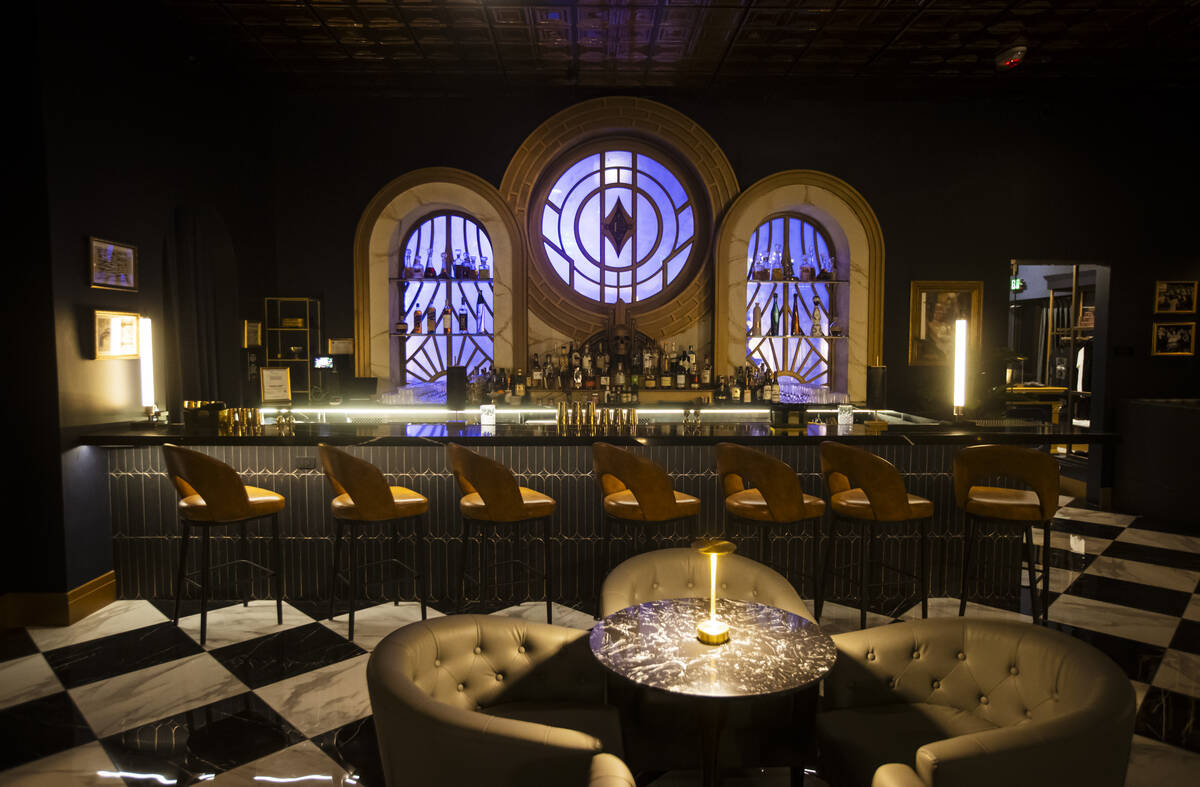 A bar at the John Wick Experience at Area15 on Thursday, March 13, 2025, in Las Vegas. (Chase S ...