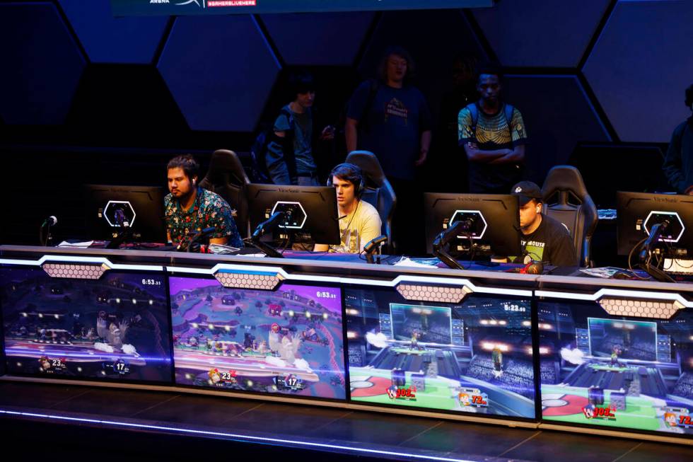 Players attend a weekly tournament called "Knockdown" of fighting games, Friday, Sept ...