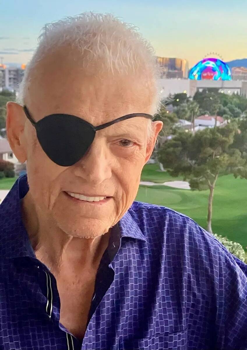 Former R-J columnist Norm Clarke is shown at his Las Vegas home in 2024. (Cara Clarke)