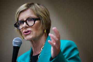 Rep. Susie Lee, seen in August 2024 in Las Vegas. (Madeline Carter/Las Vegas Review-Journal)