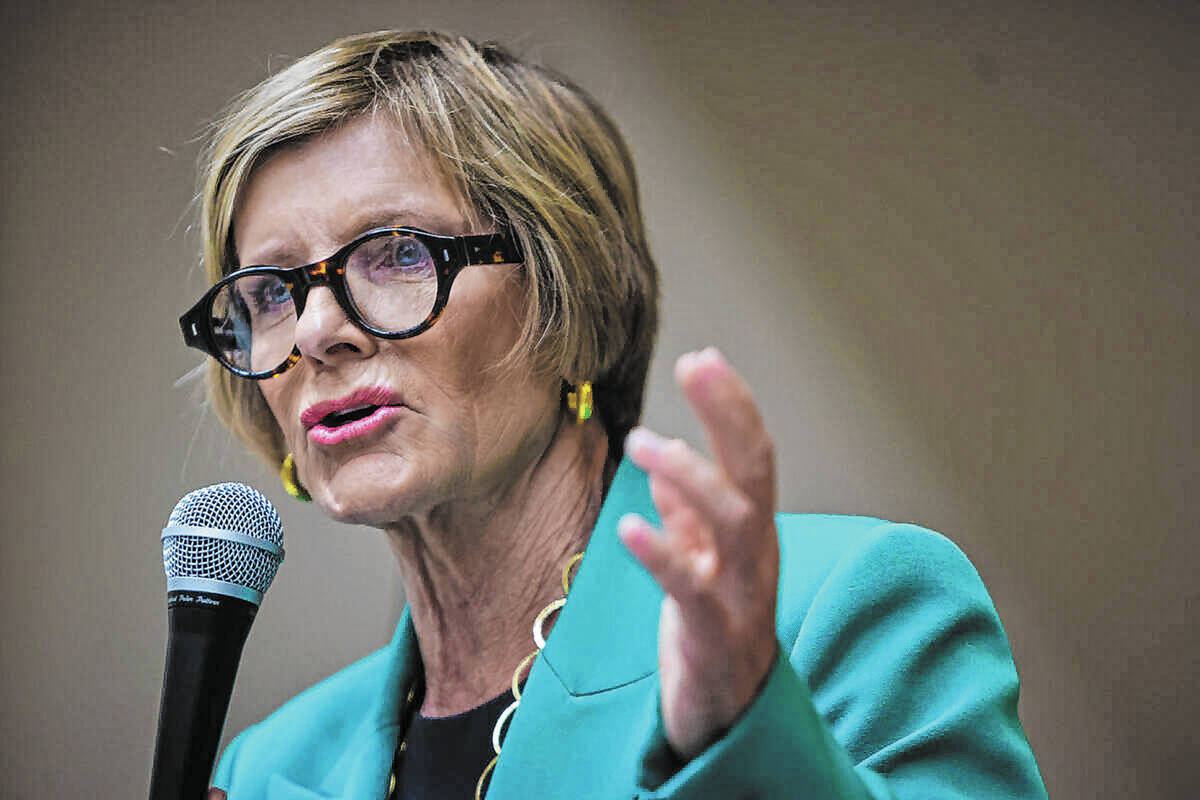Rep. Susie Lee, seen in August 2024 in Las Vegas. (Madeline Carter/Las Vegas Review-Journal)