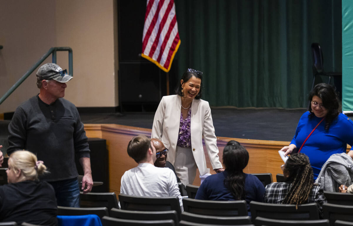 Nevada Superintendent of Public Instruction Jhone Ebert, a candidate for superintendent of the ...