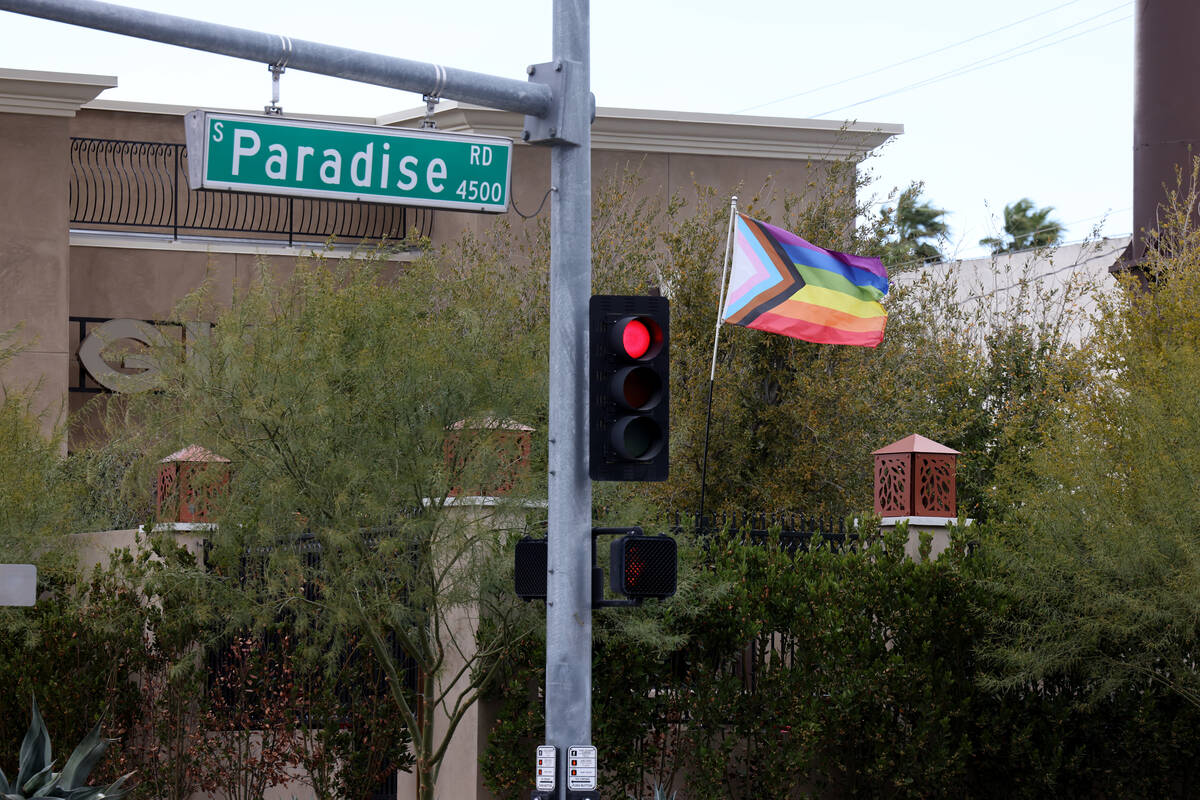 Gipsy Nightclub is seen on the corner of Paradise Road and Naples Drive in Las Vegas Thursday, ...