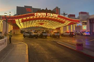 Police are responding to a Las Vegas Strip hotel for reports of a possible shooting around the ...