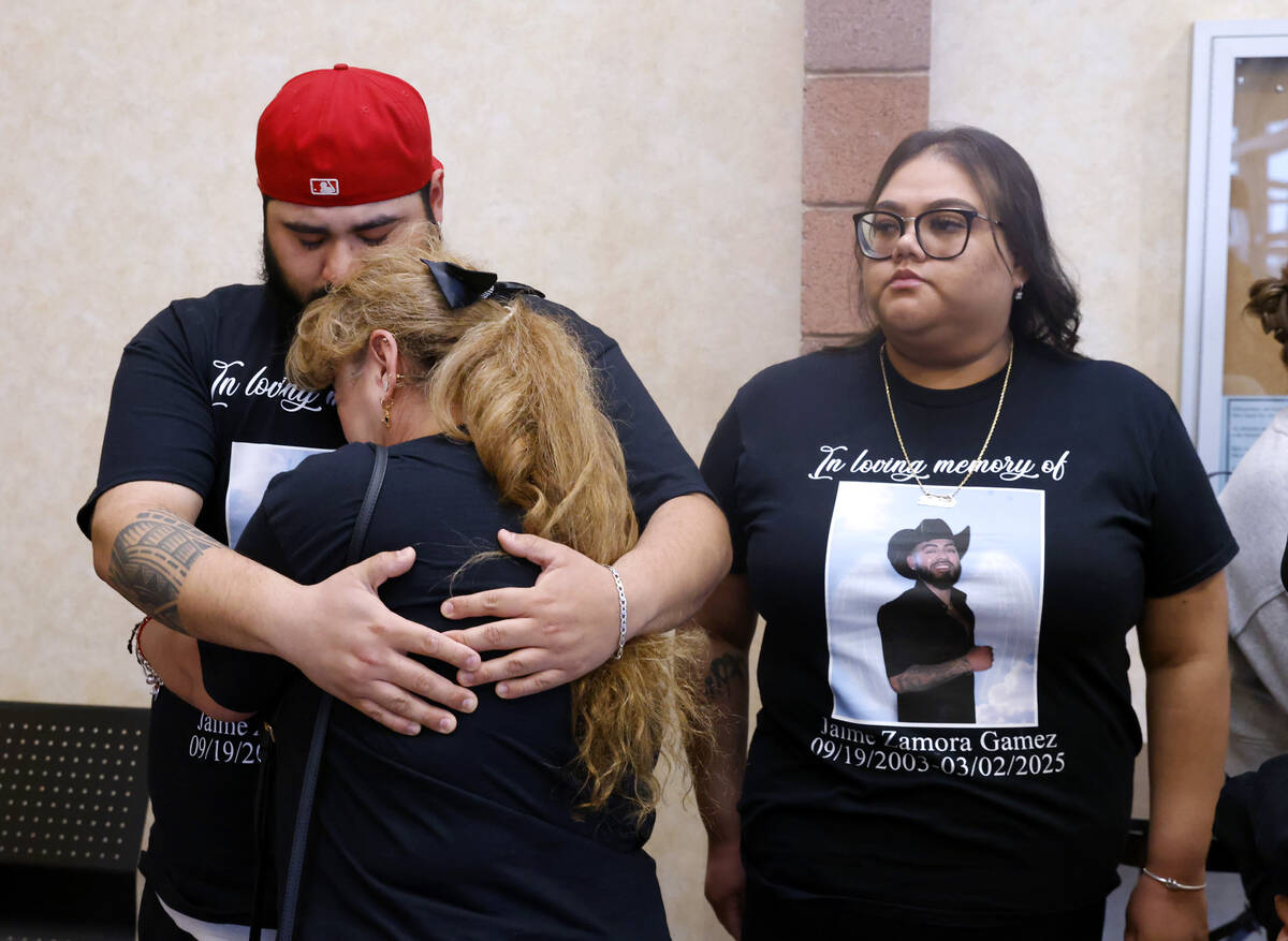 Magda Gamez, the mother of shooting victim Jamie Zamora Gamez, who was found dead in a pickup t ...