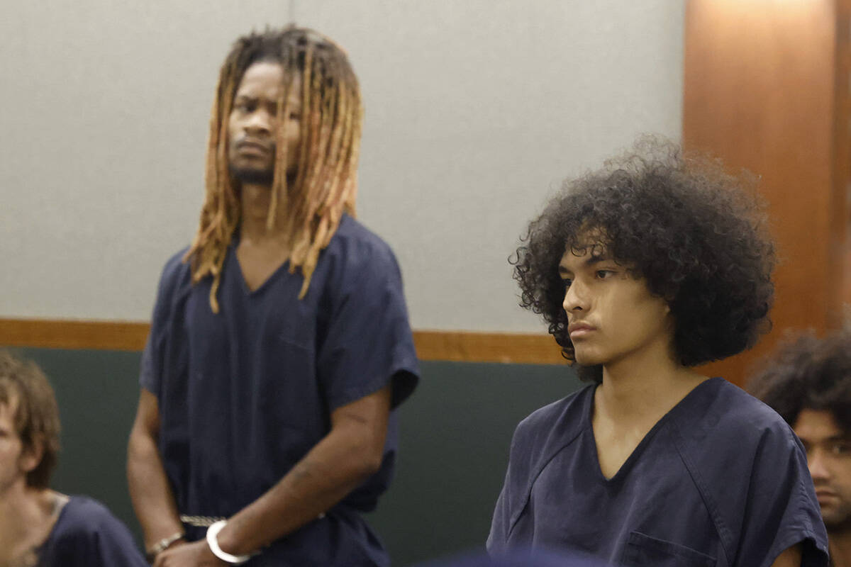 Charles Wright, left, and Phillip Strong, suspects in death of Atomic Liquors bartender Hope Ri ...