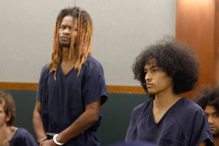 Charles Wright, left, and Phillip Strong, suspects in death of Atomic Liquors bartender Hope Ri ...