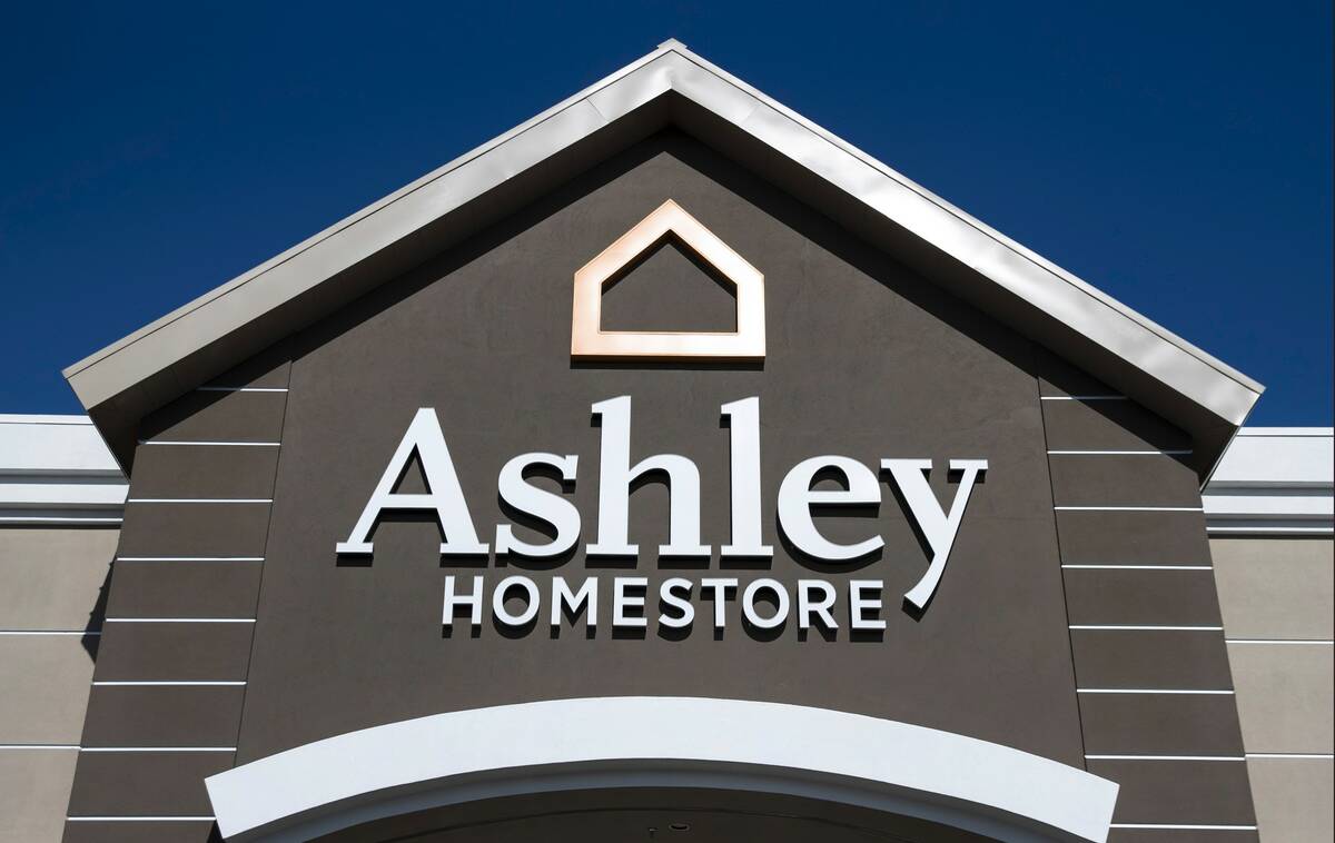 Ashley furniture store (Bizuayehu Tesfaye/Las Vegas Review-Journal)
