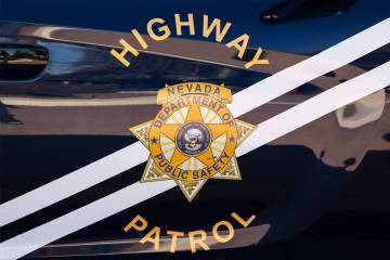 Nevada Highway Patrol vehicle. (File/Las Vegas Review-Journal)