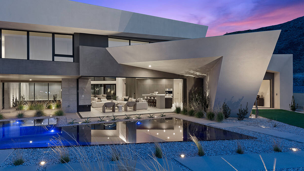 The home has a resort-style pool. (Photo courtesy of Blue Heron)