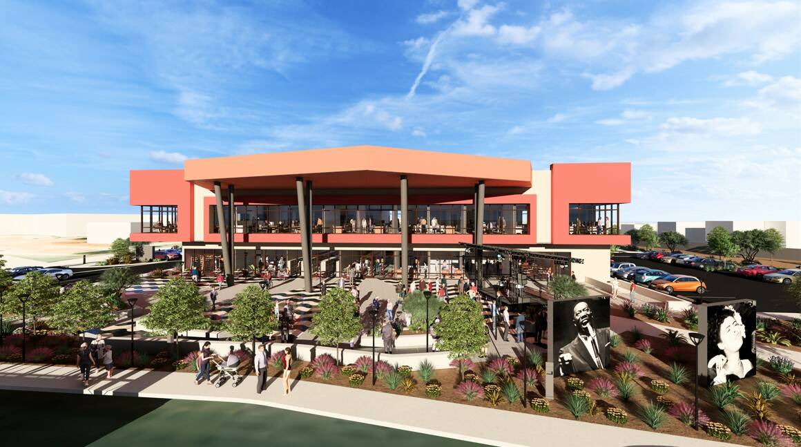 Renderings for the new Mixed-use Microbusiness Park located at 620 W. Lake Mead Blvd. The micro ...