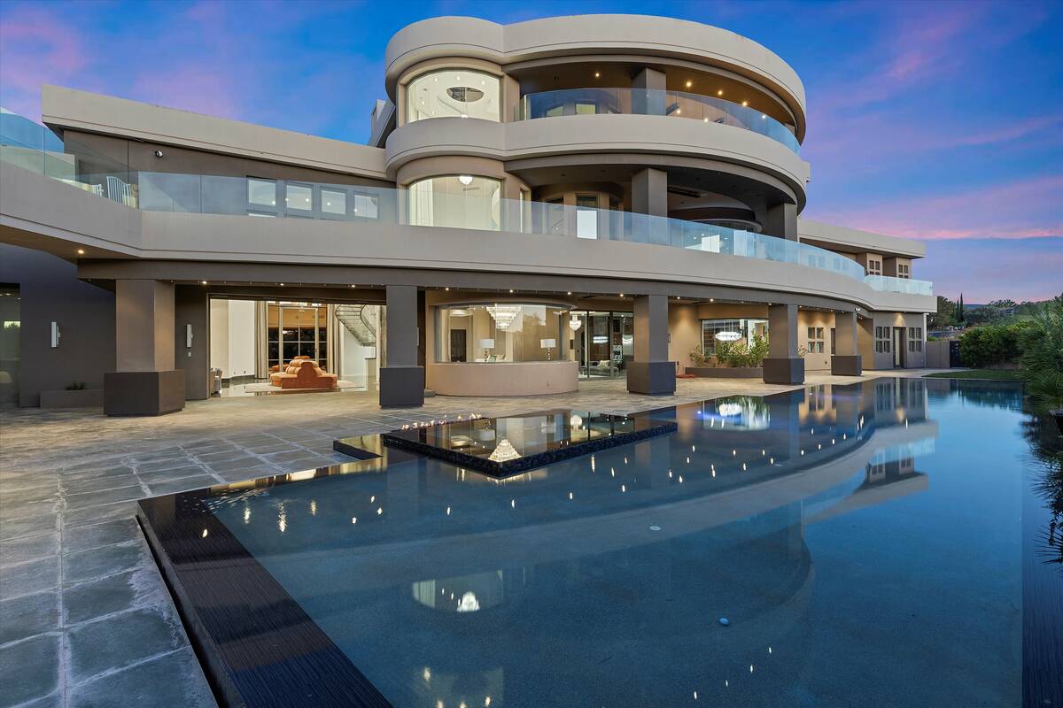 With over 14,000 square feet, this Anthem Country Club estate at 11 Anthem Pointe Court was bui ...